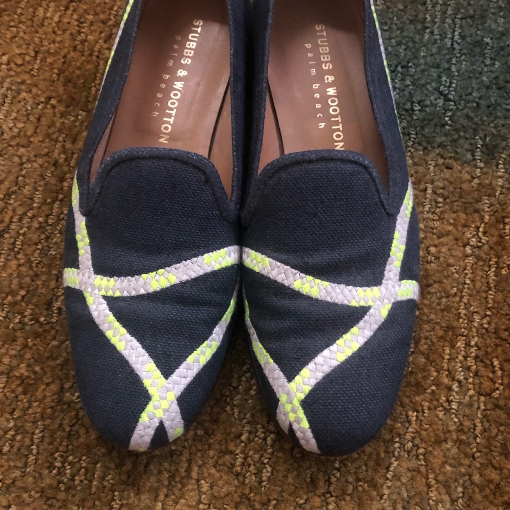 Stubbs & Wooten flats size 10 palm beach 125. FIRM